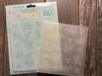 Leane creatief Nr 350676 embossing mal folder bloemen, Ophalen of Verzenden, Gebruikt, Natuur, Pons of Mal