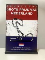 Formule 1 Circuit park Zandvoort metalen wandbord (Old Look), Verzamelen, Ophalen of Verzenden, Nieuw, Formule 1