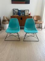 2 vintage Eames sideshells - Herman Miller - fibreglass, Ophalen of Verzenden, Zo goed als nieuw