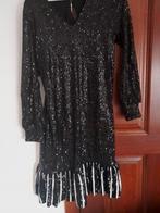 Glitter jurk, Kleding | Dames, Jurken, Ophalen, Zo goed als nieuw, Zwart, Boven de knie