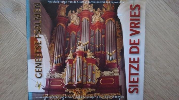 Cd orgel: Sietze de Vries, geneefse psalmen, Leeuwarden, Cd's en Dvd's, Cd's | Religie en Gospel, Zo goed als nieuw, Gospel, Ophalen of Verzenden