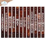 Elizabeth Craft Designs Winter Bliss Vertical Months #2190, Hobby en Vrije tijd, Scrapbooking, Verzenden, Nieuw, Frame of Mal