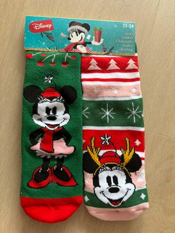 Disney Minnie Mouse kerstsokken  Maat 31-34  NIEUW beschikbaar voor biedingen
