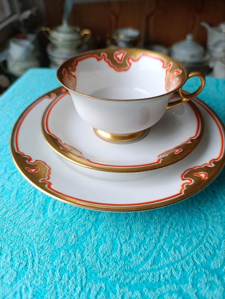 Rosenthal Trio met Klein Chipje, Antiek en Kunst, Antiek | Servies compleet, Ophalen of Verzenden