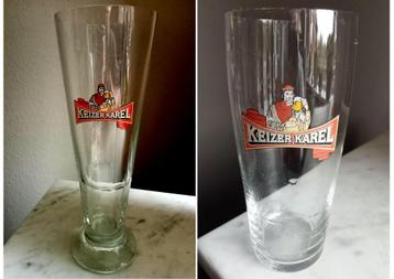 3 vintage Keizer Karel Biertglazen  beschikbaar voor biedingen