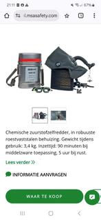 Zuurstofmaskers, zelfredder, gasmaskers,survival masker., Ophalen of Verzenden, Gebruikt