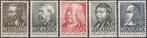 Nederland- 1939 - Zomerzegels - NVPH-318 t/m NVPH-322 - O, Postzegels en Munten, Postzegels | Nederland, Verzenden, T/m 1940, Postfris