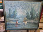 Mooi landschaps schilderij, Ophalen