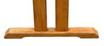 Vintage shaker eettafel in eiken minimalistisch design jaren, Huis en Inrichting, Tafels | Eettafels, Vintage, Gebruikt, 100 tot 150 cm