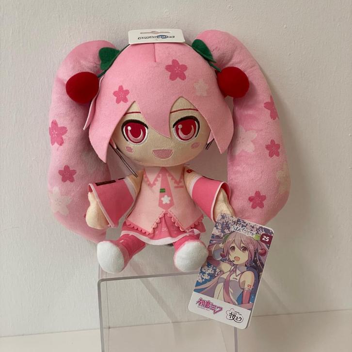 Vocaloid Cuteforme Plush Figure Sakura Miku 28 cm, Verzamelen, Poppetjes en Figuurtjes, Nieuw, Ophalen of Verzenden