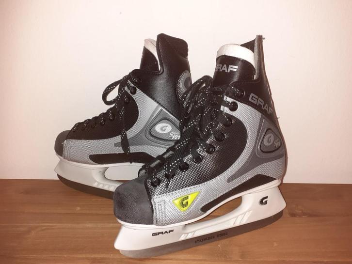 7. Schaatsen Ijshockey. Graf Super 101. Mt 36, Sport en Fitness, Schaatsen, Zo goed als nieuw, Kunstschaatsen, Overige merken