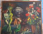Schilderij 1 van G.W. Weller., Antiek en Kunst, Ophalen