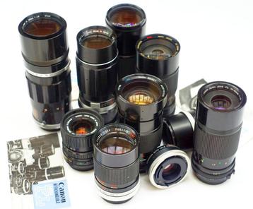 OPRUIMING vintage Canon mount (FD-FL) lenzen vanaf 9,99€ beschikbaar voor biedingen