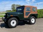 Jeep CJ5 Softtop - 1966 - 2.2L - Topstaat!, Zwart, 4 cilinders, CJ, Handgeschakeld