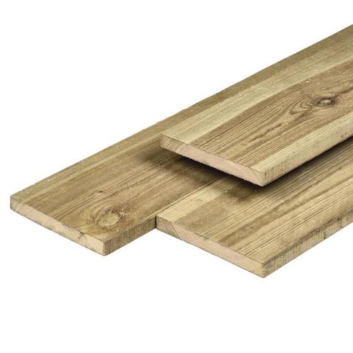 Schuttingplank Planken Geimpregneerd 16x140 4 meter lang, Tuin en Terras, Palen, Balken en Planken, Nieuw, Planken, 250 cm of meer