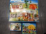 Playmobil 3647, 5432, 5435, 5437: camping, camper en golfkar, Kinderen en Baby's, Ophalen of Verzenden, Gebruikt, Complete set