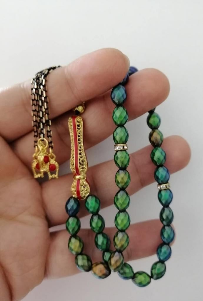 Kleur Veranderende Tasbih Gebedskralen HİS TASİ TESBİH, Met kristal, Overige materialen, Hangers, Overige kleuren