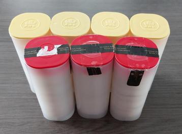 7 tubes met 175 maple leafs van 1 ounce zilver diverse jaren beschikbaar voor biedingen