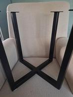 Zwart stalen onderstel, 50 tot 100 cm, Zo goed als nieuw, Rechthoekig, 50 tot 100 cm