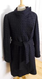 98% wol couture jas van Belgische ontwerpster Anna Heylen!42, Kleding | Dames, Verzenden, Zo goed als nieuw, Maat 42/44 (L), Zwart