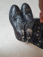 Leren enkellaars 40, Zwart, Lage of Enkellaarzen, Ophalen of Verzenden, Onbekend