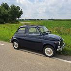 Fiat 500L bouwjaar 1969 in zeer mooie staat, Auto's, Oldtimers, Achterwielaandrijving, Zwart, Blauw, Handgeschakeld