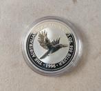 1 oz Zilver Kookaburra munt 1996 uit Australië, Ophalen of Verzenden, Zilver