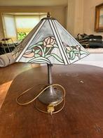 Tiffany stijl tafellamp, Ophalen, Zo goed als nieuw, Glas, Minder dan 50 cm