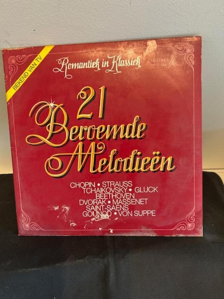 21 Beroemde Melodieën, Cd's en Dvd's, Vinyl | Klassiek, Zo goed als nieuw, Romantiek, Opera of Operette, Ophalen of Verzenden