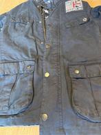 Barbour Steve McQueen Lester Waxjas Blauw - Maat S, Blauw, Ophalen of Verzenden, Zo goed als nieuw, Nvt