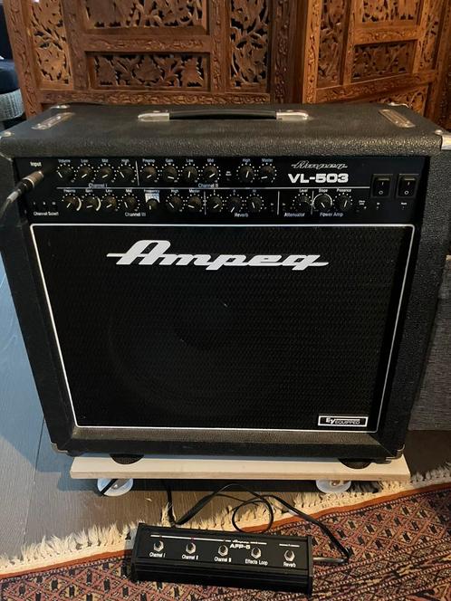 Ampeg VL-503 Buizen gitaar versterker, 3 channels,12"EV-SRO, Muziek en Instrumenten, Versterkers | Bas en Gitaar, Gebruikt, Gitaar