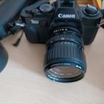Canon T 60 spiegelreflex camera met toebehoren, Ophalen of Verzenden, Gebruikt, Spiegelreflex, Canon