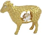 Schaap - versierd met Swarovski-kristallen 24-k verguld, Verzenden, Mail@gustav-lindner.at, Nieuw, Vilsalpseestrabe