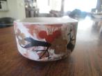 Antiek - Japanse Matcha Bowl Plum Kutani Yaki - Gemerkt, Antiek en Kunst, Antiek | Keramiek en Aardewerk, Ophalen of Verzenden