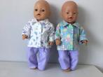 Poppenkleertjes babypop 43 cm babyborn pop 43 cm pyama, Ophalen of Verzenden, Nieuw, Babypop
