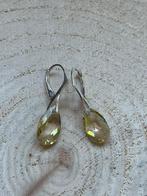 Prachtige oorbellen met Swarovski kristal, massief 925z, Verzenden, Nieuw, Zilver