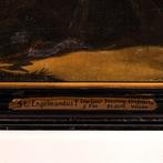 Heilige Engelmundus, 18e eeuws schilderij, Antiek en Kunst, Kunst | Schilderijen | Klassiek, Ophalen of Verzenden