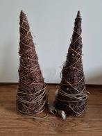 2 sfeervolle kegel kerstverlichting., Diversen, Kerst, Ophalen of Verzenden, Gebruikt