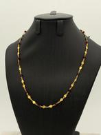 Mooie 18 karaat goud kraaltjesketting | 42 cm, Nieuw, Ophalen of Verzenden, Nvt, Nvt