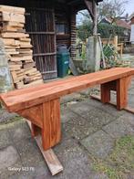 Robuuste houten tuinbank, Ophalen of Verzenden, Gebruikt, Hout