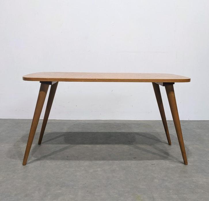 Vintage Zweedse vintage salontafel, Huis en Inrichting, Tafels | Sidetables, Zo goed als nieuw, 25 tot 50 cm, 100 tot 150 cm, Rechthoekig