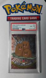 Topps Chrome 2000, Dugtrio PSA Graded, Ophalen of Verzenden, Zo goed als nieuw, Losse kaart