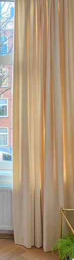 Hema Velours Gordijnen Creme, Huis en Inrichting, Stoffering | Gordijnen en Lamellen, Ophalen of Verzenden, Gebruikt, Crème, 200 cm of meer