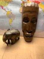 Houten beeldjes - Afrikaanse kunst, Antiek en Kunst, Kunst | Beelden en Houtsnijwerken, Ophalen of Verzenden