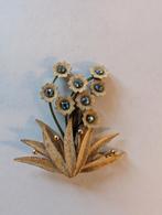 Te koop: vintage broche van bloemen, Sieraden, Tassen en Uiterlijk, Antieke sieraden, Ophalen of Verzenden, Overige materialen