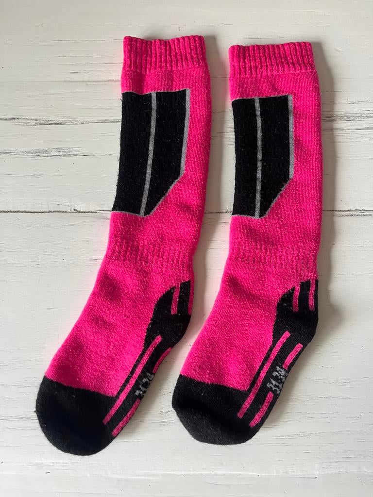 Skisokken Falke roze 31-34, Meisje, Ophalen of Verzenden, Zo goed als nieuw, Sokken
