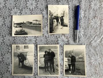 5 originele Foto’s Volkswagen Kever Personenauto jaren 60 beschikbaar voor biedingen