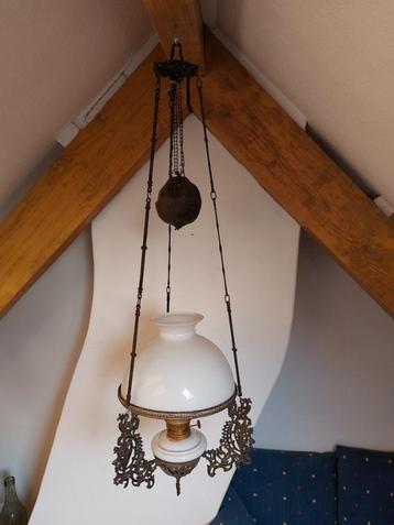 Antieke petroleumlamp (schippertje) beschikbaar voor biedingen