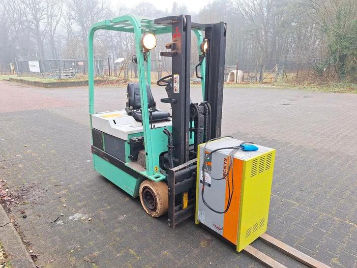 Mitsubishi Heftruck compacte truck met freelift, sideshift (, Zakelijke goederen, Machines en Bouw | Heftrucks en Intern transport