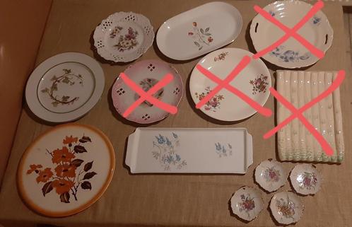 Losse borden/ serveerschalen porselein, Antiek en Kunst, Antiek | Porselein, Ophalen of Verzenden